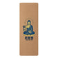 Yoga Mat 183 x 60 cm - 4 mm FSC Cork + Natural Rubber - BLUE & GOLD