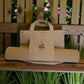 YAO SHI FO Cork Tote Bag with Mat Slot